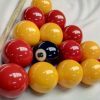 Cyclop competition Pool Ball Set (Red and Yellow) - Image 3